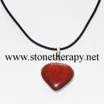 Red Jasper Heart Pendants