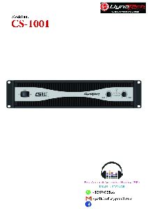 CS-1001 AV Power Amplifier