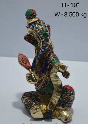 Brass Ganesha Statue