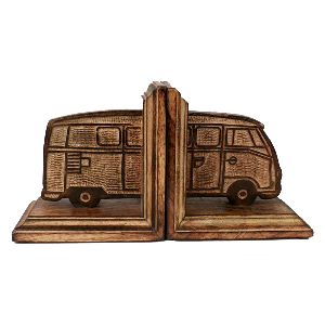 Wooden Bookends
