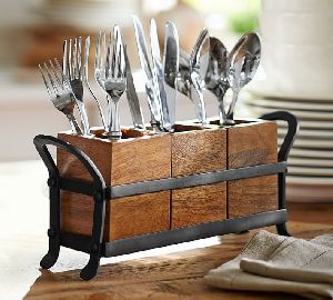 Wooden Cutlery Box