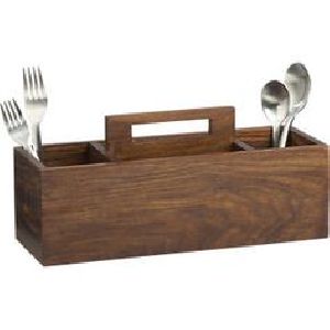 Wooden Cutlery Box