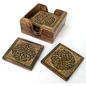 Wooden Square Coasters