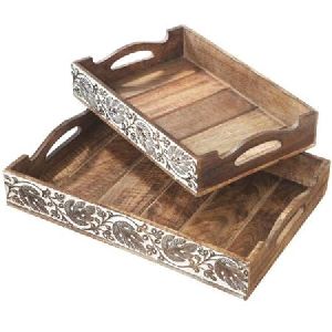 Wooden Designer Tray