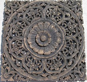 Wooden Carved Wall Panel