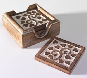 Wooden Square Coasters