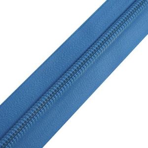 Blue Nylon Coil Zippers