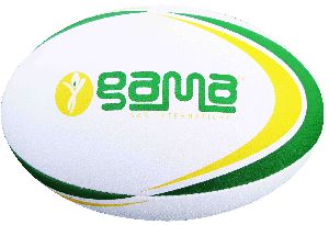 GAB-009 Rugby Ball Alpha, Synthetic Pimpled Rubber Grade I, 4 ply, 4 Panel