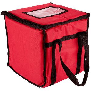Red Insulated Delivery Bag