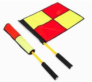 SOCCER LINES MAN FLAG PVC