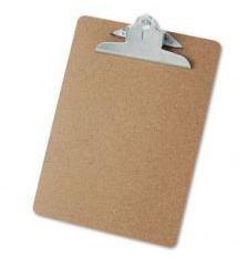 Brown Examination Cardboard