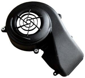 Vespa LX LXV 50 125 150 Engine Fan Cowl Cover Black