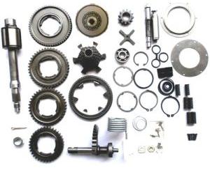 Vespa P200 P200E LML Gear Box Kit 21 Cogs 6 Springs Clutch 68 Cogs Crono