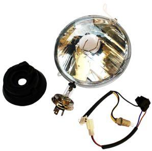 Vespa PX PE LML NV Star Stella Complete Headlight Unit Lamp Fiem Plastic Lens