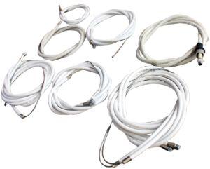 Vespa VBB / VLB / VNB / Super Sprint Complete Nylon Lined Friction Free Cable Kit White