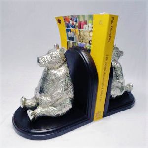 Aluminium decorative bookend