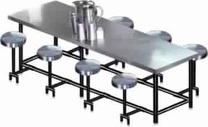 steel canteen table