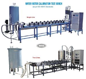 water meter test bench