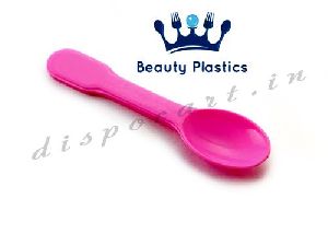 plastic ice cream spoon