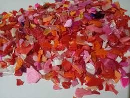 Coloured PP Grinding Flakes