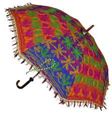 small vintage sun umbrella