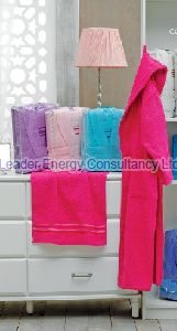 3 Piece Eco 3D Family Bathrobe Set