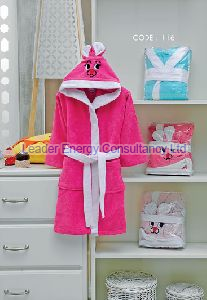 Kids Velvet Bathrobe