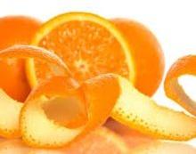 dry orange peel