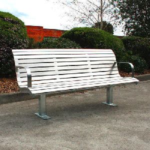 Stainless Steel Garden Bench