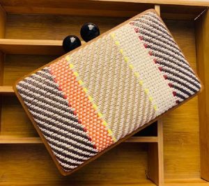 Designer Jute Clutch