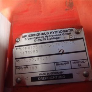 HYDROMATIK HYDRAULIC PUMPS