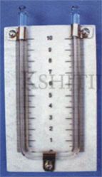 Glass Manometer Tube Mounted