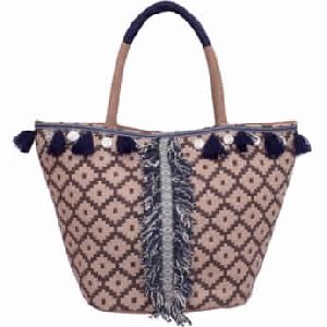 JUTE DARI EMBELLISHED BAG