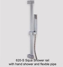 flexible pipe shower rail