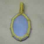 Blue Calcedony Thread Pendant