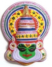 Wall hanging Kathakali face