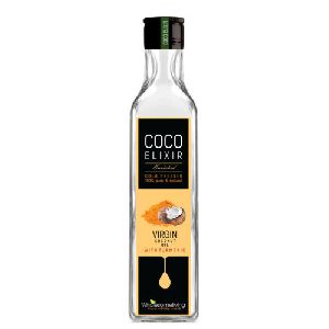 Coco Elixir Enriched Virgin Coconut Oil with Turmeric