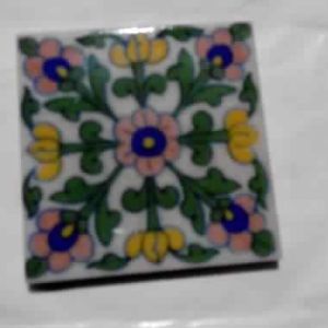 blue pottery tiles