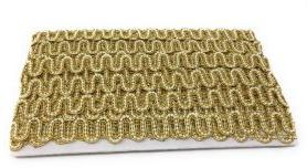 Gold Pearl Border Lace