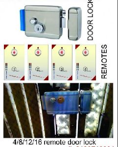 Wireless 4 User Call Bell Door Lock System