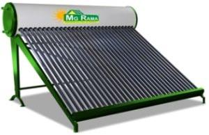 solar water heater.