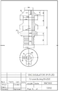 DIN High Voltage Transformer Bushing 42533