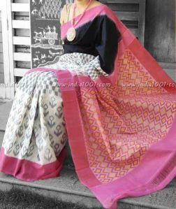 Ikkat cotton saree