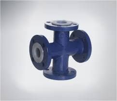 Lined Cross - PFA Lined Equal Cross Valve