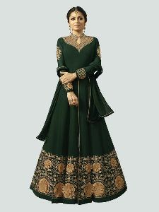 Abaya Green Anarkali Salwar Suit