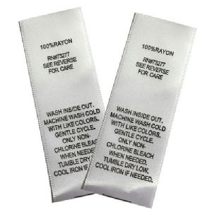 Printed Satin Labels