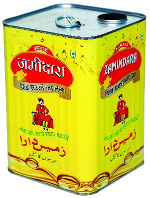 Square Tin Container