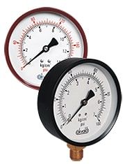 Bourdon Tube Commercial Pressure Gauges