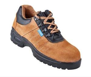 Brown Leather Safety Shoe