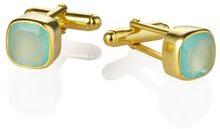 Gold Plated designer Labradorite Cufflink